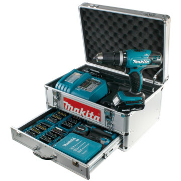 La herramienta de aluminio que lleva el organizador almacena la caja de transporte con los cajones para el taladro Master Cordless Craftsman Drills Bits